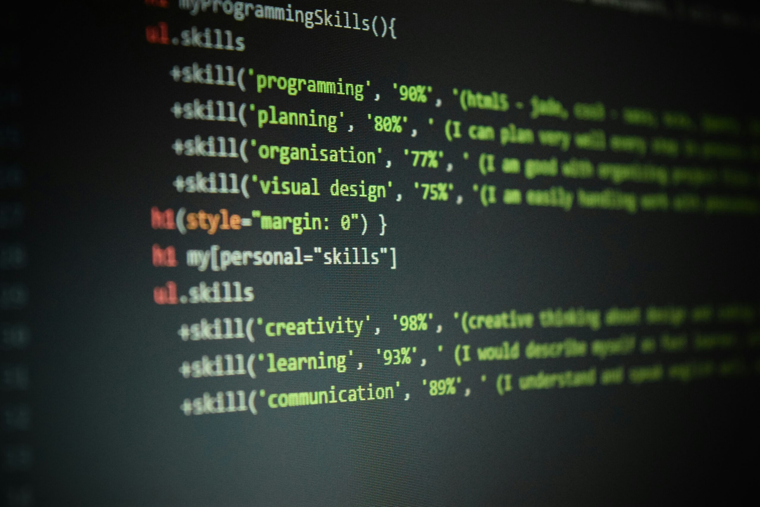 Most important HTML tags
