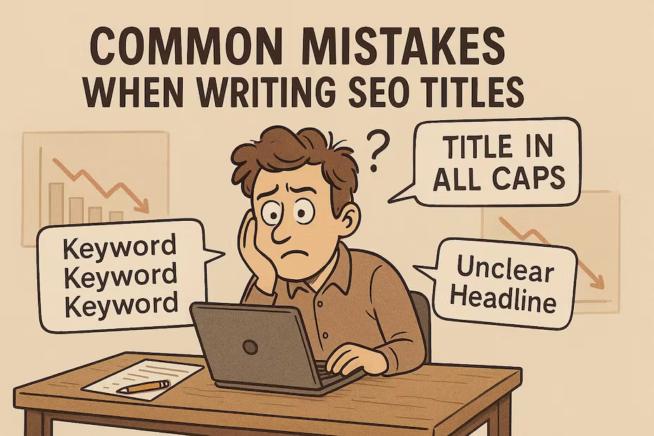 Common mistakes when writting seo title