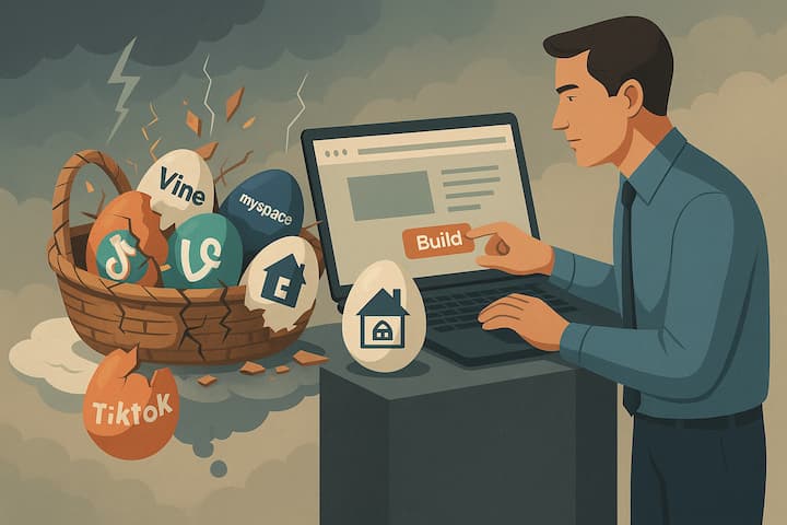 Čovjek ima sva jaja u jednoj košari, mora paziti da se košara ne razbije.