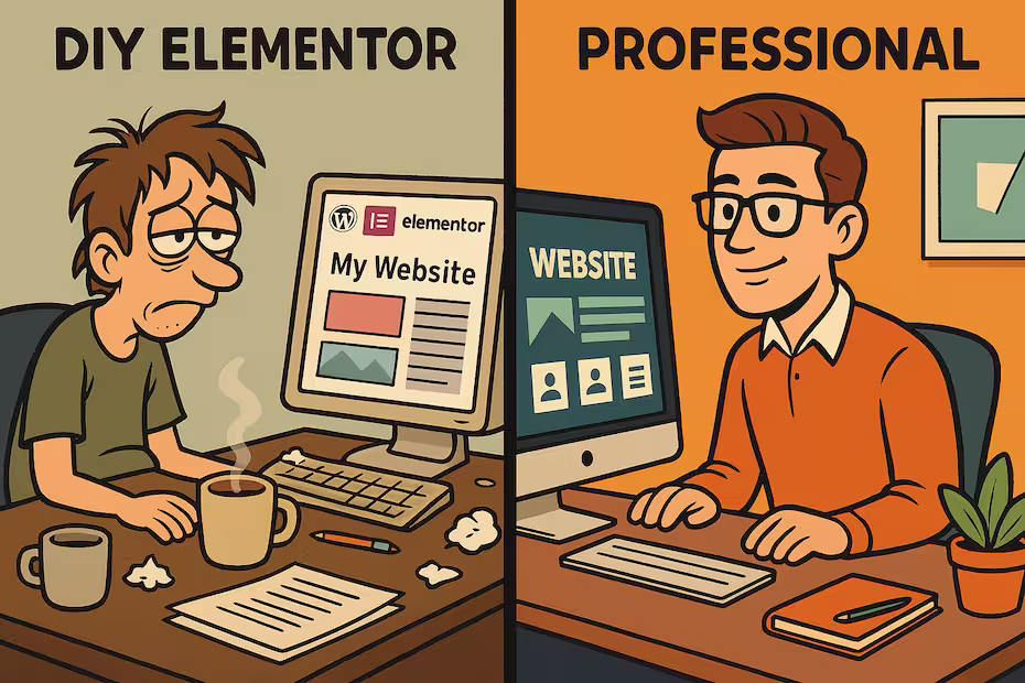 Troubles with creating website with elementor